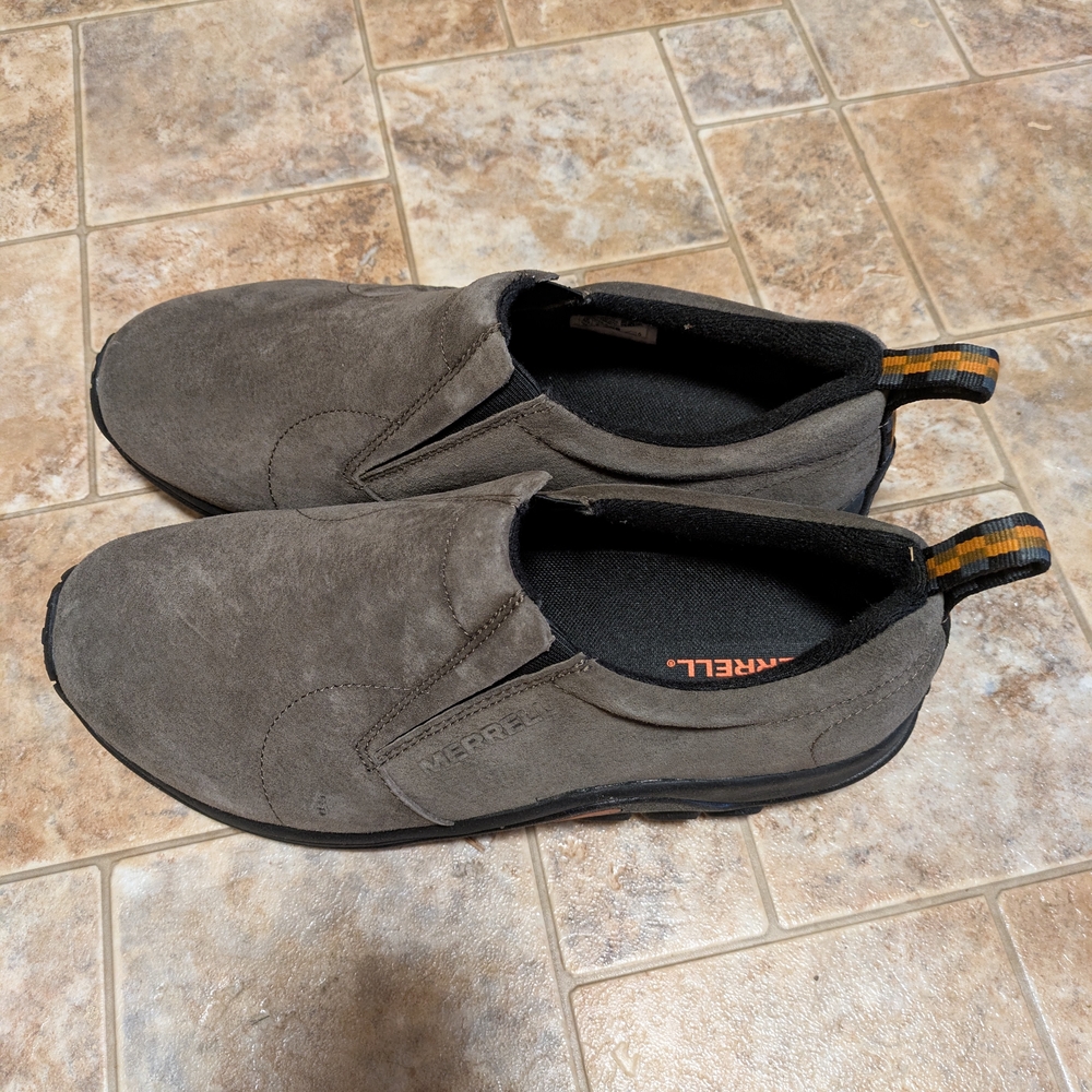 Merrell Men's Jungle Moc Gunsmoke Slip-On Shoes 10.5 W